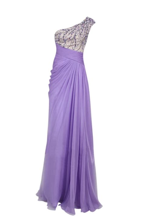 Chiffon Purple Evening Dress With Beading 81116 Elliot Claire London