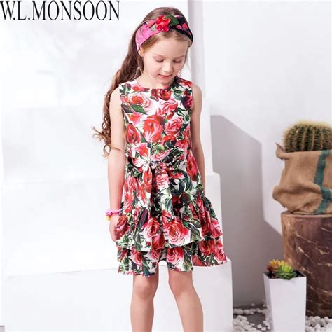 Buy Wlmonsoon Princess Dress With Bow 2018 Girls