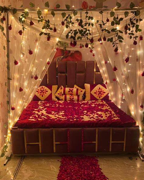 Book Romantic First Night Bed Decoration 7eventzz
