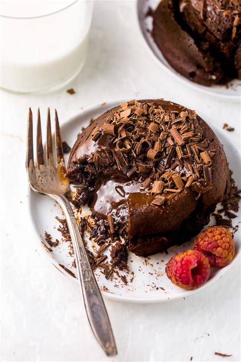 Easy Molten Chocolate Lava Cakes For Two Baker By Nature