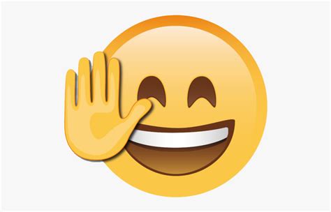 Clip Art Hi Emoji Similey High Five Emoji Png Free Transparent