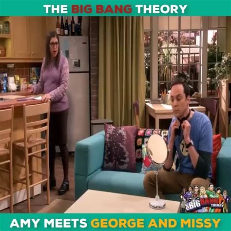 Amy Meets George And Missy The Big Bang Theory Alicia Is Moving In
