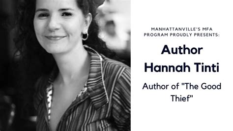 Meet The Writers Series Hannah Tinti Youtube