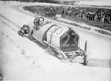 Mcfarlan Wreck Indianapolis 1912 Vintage Race Car Indy Cars Automobile