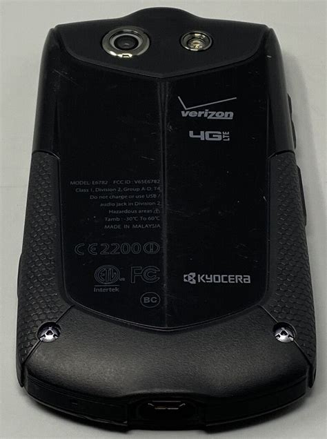 Kyocera Brigadier E6782 16gb Unlocked Black Smartphone Fair Ebay