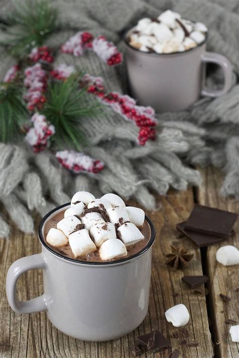 marshmallow hot chocolate rezept heiße schokolade mit marshmallows marshmallow hot