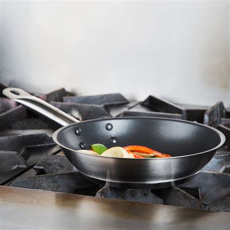 Vollrath N3808 Optio 8 Stainless Steel Non Stick Fry Pan With Aluminum
