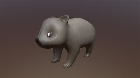 Wombat 3d Model By Karleyhaupt 6e156b3 Sketchfab