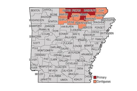Us Designates 4 Northern Arkansas Counties In Drought As Natural