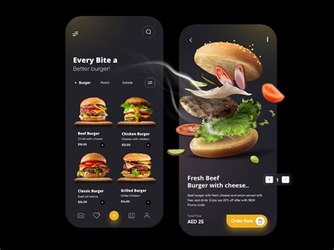 Food Mobile App Design | Mobile app design, Food website design, Food app