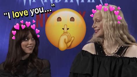 Jenna Ortega And Gwendoline Christie Flirting For Almost 19 Minutes Straight Youtube