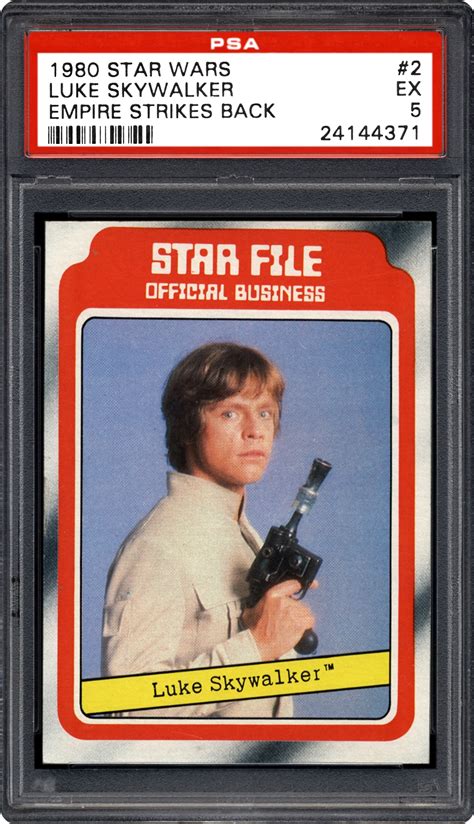1980 Topps Empire Strikes Back Luke Skywalker Psa Cardfacts™