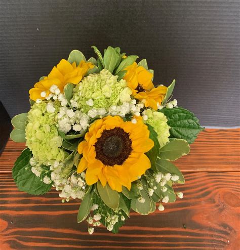 Sunflower Hand Tied Bouquet In Kennesaw Ga Faith Designs Florist