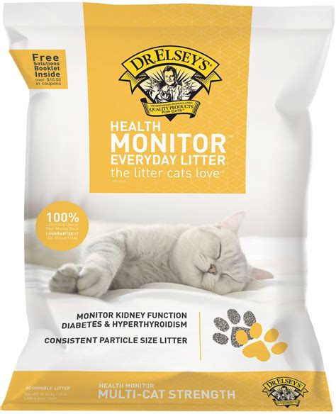 Dr Elseys Precious Cat Health Monitor Unscented Clumping Clay Cat