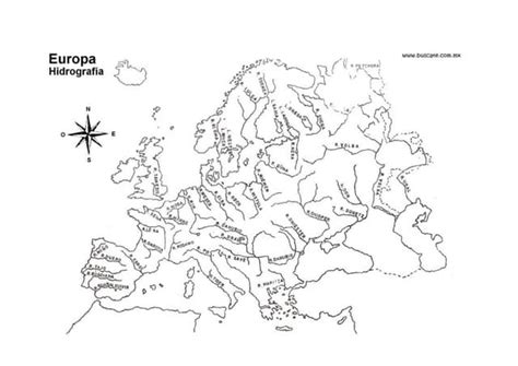 Mapa Hidrografico De Europa Ppt