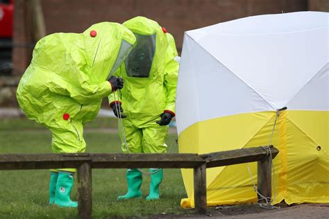 The Salisbury Novichok Attack Of 2018 Which Left Four People Critically Ill And One Dead Has