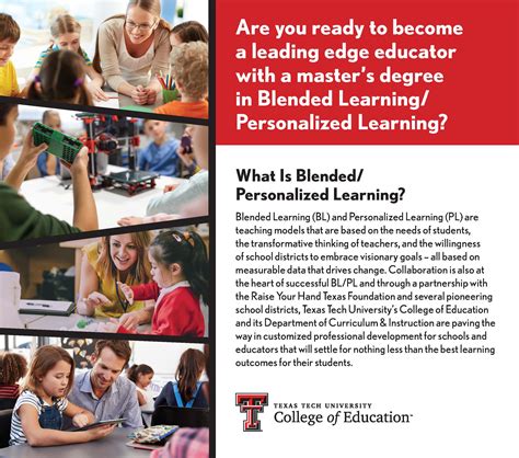 Blended Learningpersonalized Learning Graduate Program College Of