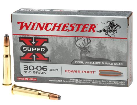 Winchester Super X Power Point 30 06 Springfield 150 Grain Rifle