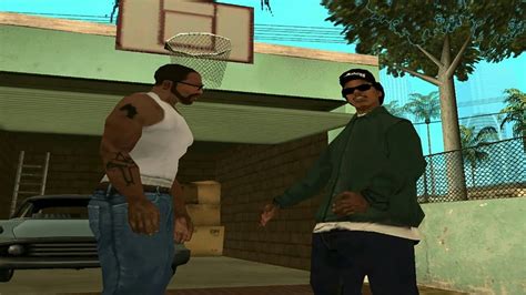 Gta San Andreas Cj And Ryder Follow The Train On The Mission Wrong Side