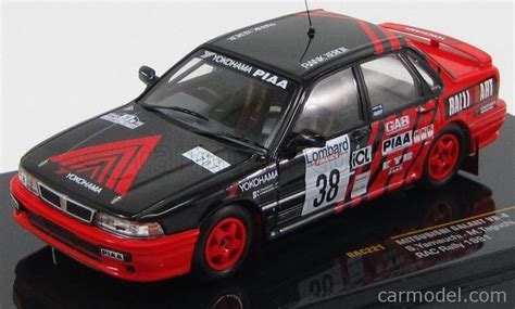 ixo models rac221 scala 1 43 mitsubishi galant vr 4 n 38 15th rally rac 1991 m taguchi s