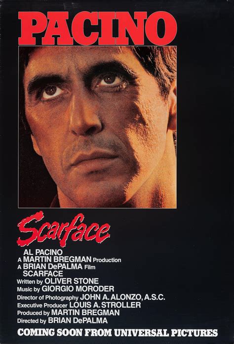 Scarface Vintage Movie Poster