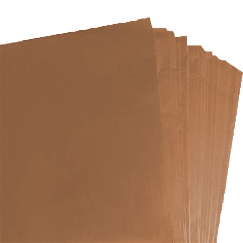 Buy 100 Sheets Of Brown Coloured Acid Free Tissue Paper 500mm X 750mm