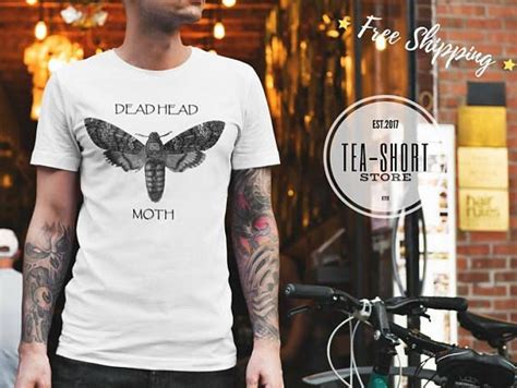 Men Graphic Art T Shirt Deaths Head Hawk Moth Skull Head Moth T Shirt Shorts Store Shirt Outfit