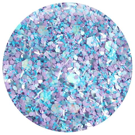 Holographic And Matte Glitter Mix Solvent Resistant Nail Art