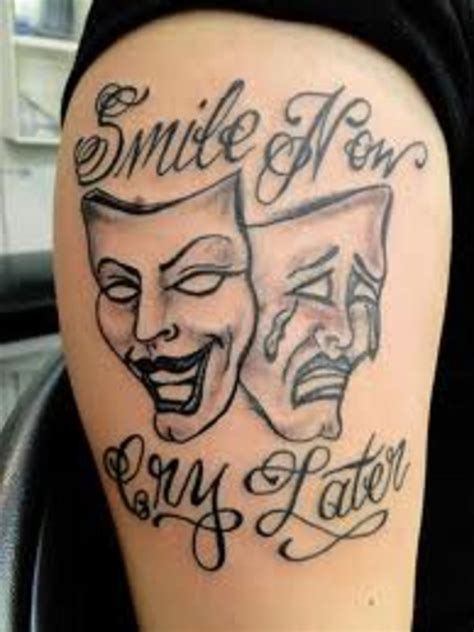 Laugh Now Cry Later Tattoo Designs And Ideas Tatring