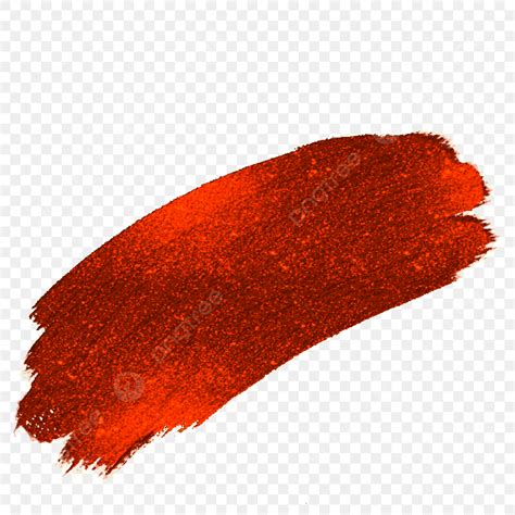 Glitter Brush Stroke Png Transparent Red Glitter Hand Drawn Paint