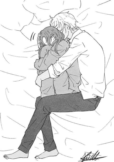 Pin On Anime Hugging