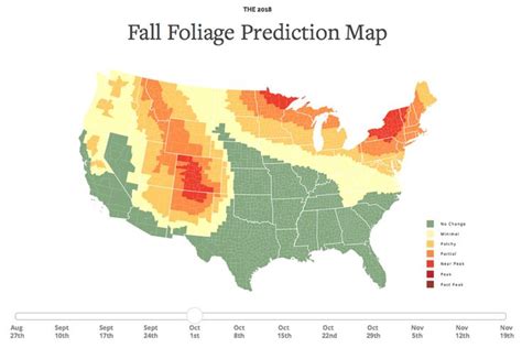 Your Interactive Fall Foliage Guide For 2018 Has Arrived Fall Foliage