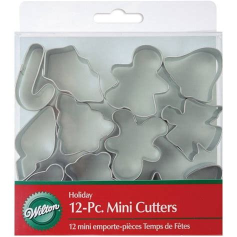 Wilton Holiday Mini Cookie Cutter Set Of 12 2308 1250