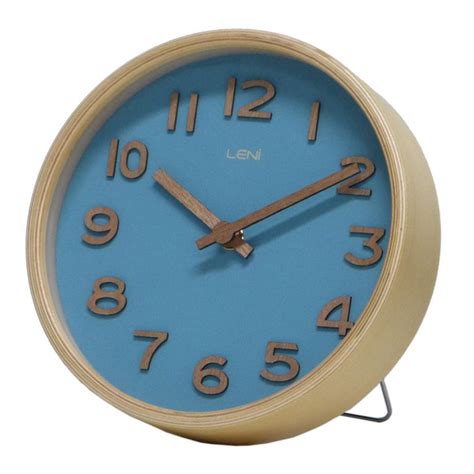 Buy Leni Tablewall Clock Teal 18cm Online Purely Wall Clocks