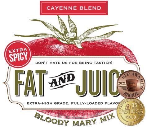 Fat And Juicy Cocktail Mixers Fat And Juicy Bloody Mary Mix Cayenne Blend