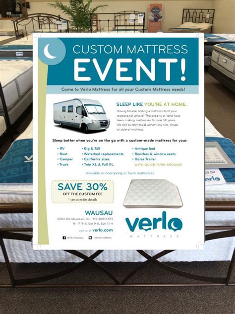 Verlo makes their mattresses custom for each consumer. Verlo Mattress - Mattress Store - Wausau, Wisconsin ...