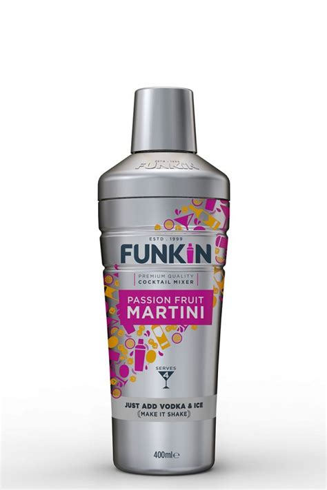 Funkin Passion Fruit Martini Shaker Mixer 40cl Vip Bottles