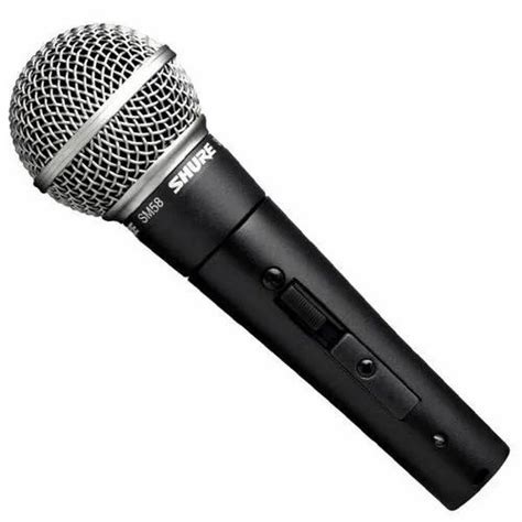 Black Wired Dynamic Microphone Model Namenumber Shure Sm58 At Rs