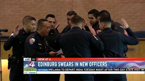 Edinburg Police Department Welcomes New Officers Kgbt