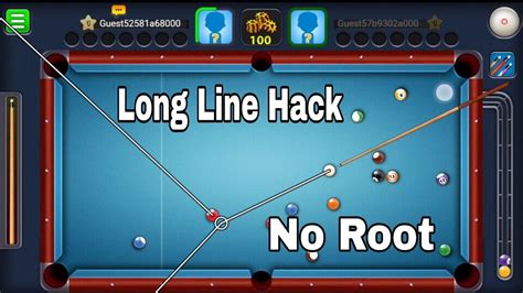 8 Ball Pool Long Line Hack Android No Root Youtube