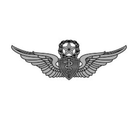 Us Army Master Flight Surgeon Badge Vector Files Dxf Eps Svg Etsy