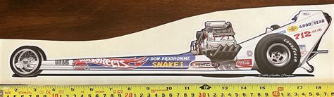 Large 18 Decal Of Don The Snake Prudhomme Hot Wheels Sling Shot