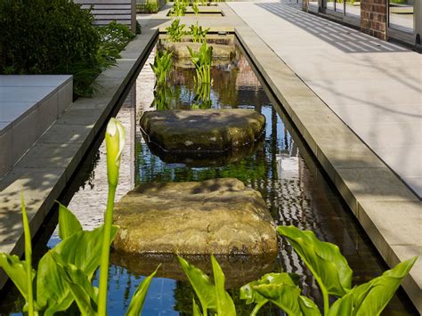 Water Feature Courtyard Marian Boswall Landscape Architects