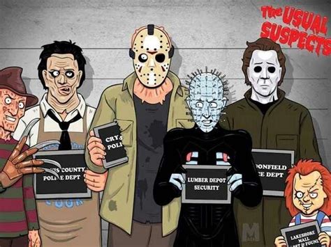 The Usual Suspects Freddy Leatherface Jason Pinhead Michael