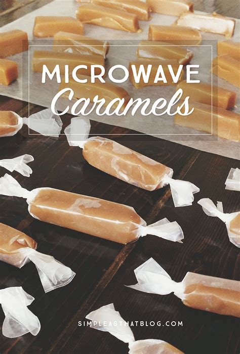 Take off the fire and set in a pan of cold water. Microwave Caramels