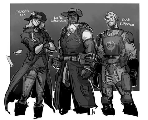Fallout Characters By Silsol On Deviantart Fallout New Vegas Ps3