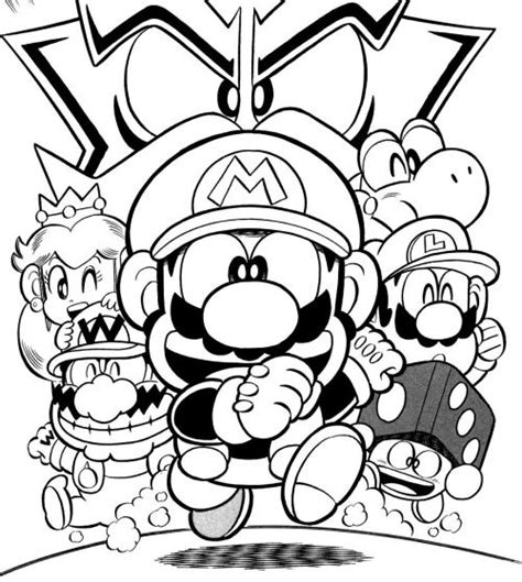From The Mario Party 3 Issue Of Super Mario Kun Super Mario Coloring