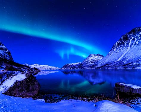 Aurora Borealis Winter Wallpaper 40872100 Fanpop