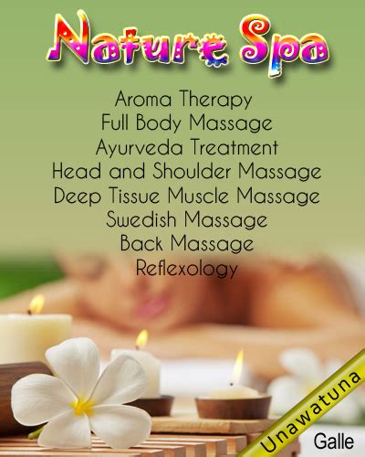 The Nature Spa Massage Center In Unawatuna