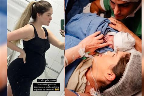 Bárbara Evans brinca com o corpo após parto Esqueceu de tirar um Entretenimento Rondônia